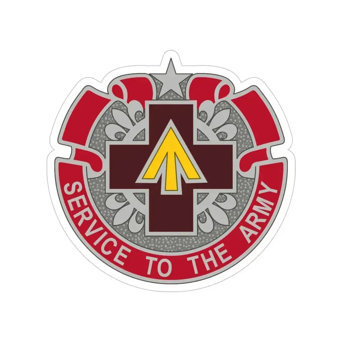13 Field Hospital (U.S. Army) Transparent STICKER Die-Cut Vinyl Decal 5 Inch - The Sticker Space