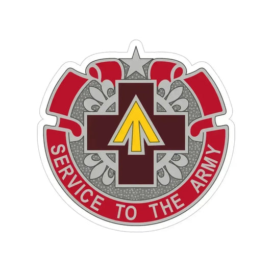 13 Field Hospital (U.S. Army) Transparent STICKER Die-Cut Vinyl Decal 6 Inch - The Sticker Space