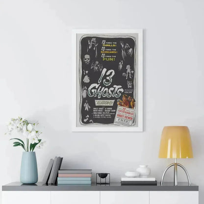 13 GHOSTS 1960 - Framed Movie Poster - The Sticker Space