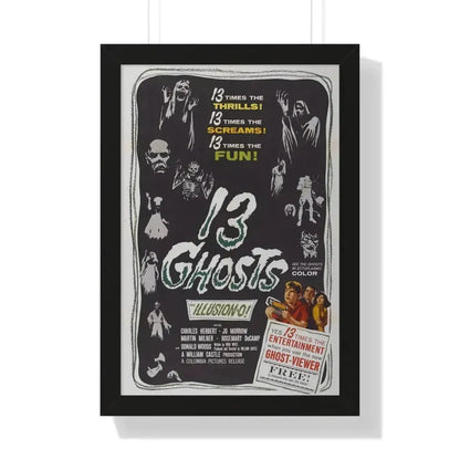 13 GHOSTS 1960 - Framed Movie Poster - The Sticker Space
