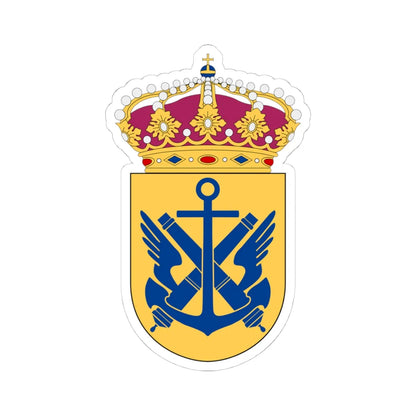 13. helikopterdivisionen vapen (Sweden) (Coat of Arms) STICKER Vinyl Kiss-Cut Decal 4 Inch White - The Sticker Space