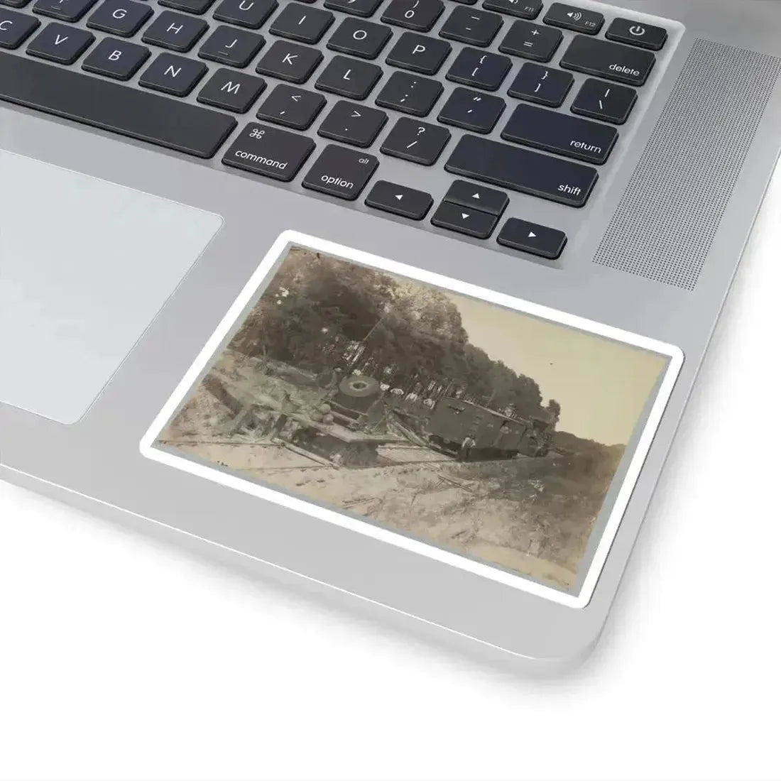 13 Inch Mortar  Dictator  in Front of Petersburg, Va.(2) (U.S. Civil War) STICKER Vinyl Kiss-Cut Decal - The Sticker Space