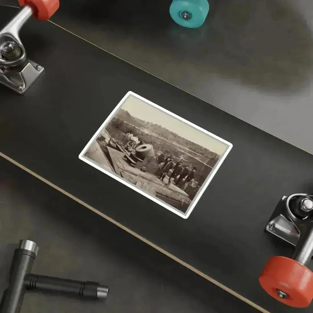 13 Inch Mortar  Dictator  In Front Of Petersburg, Va. (U.S. Civil War) STICKER Vinyl Die-Cut Decal - The Sticker Space