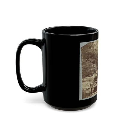 13 Inch Mortar  Dictator , In Front Of Petersburg, Va. (U.S. Civil War) Black Coffee Mug