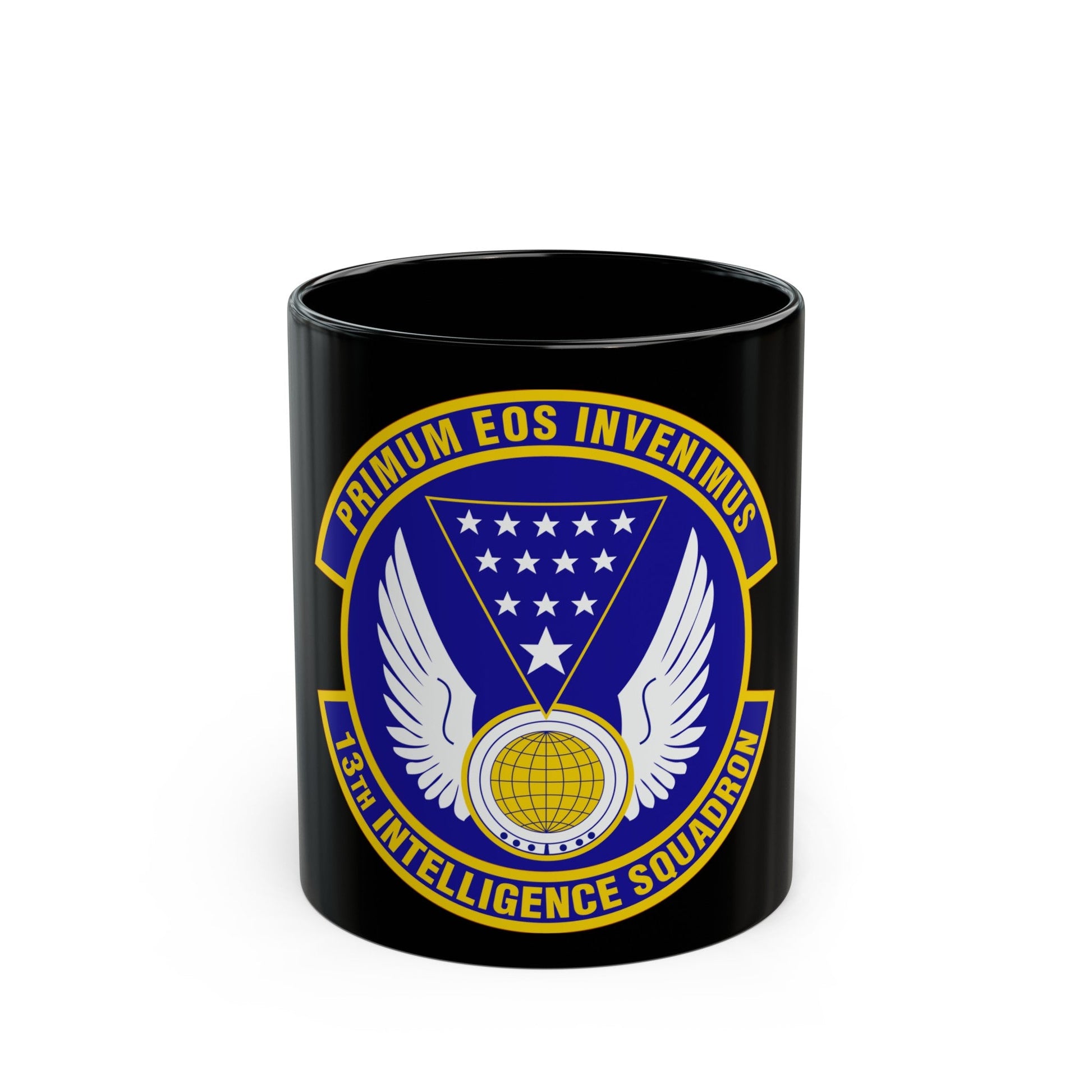 13 Intelligence Squadron ACC (U.S. Air Force) Black Coffee Mug-11oz-The Sticker Space