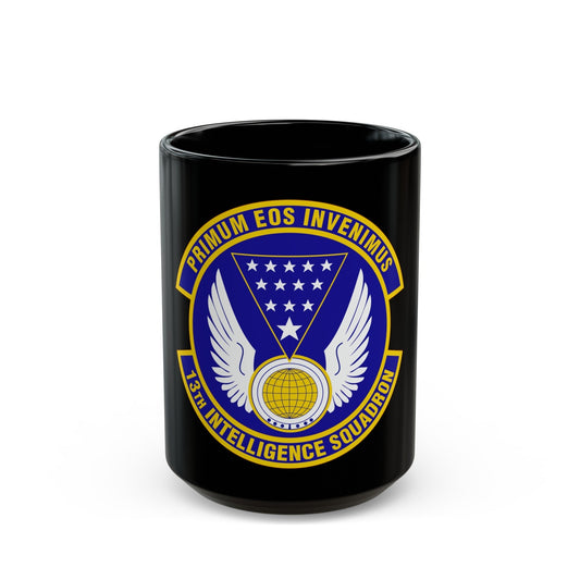 13 Intelligence Squadron ACC (U.S. Air Force) Black Coffee Mug-15oz-The Sticker Space