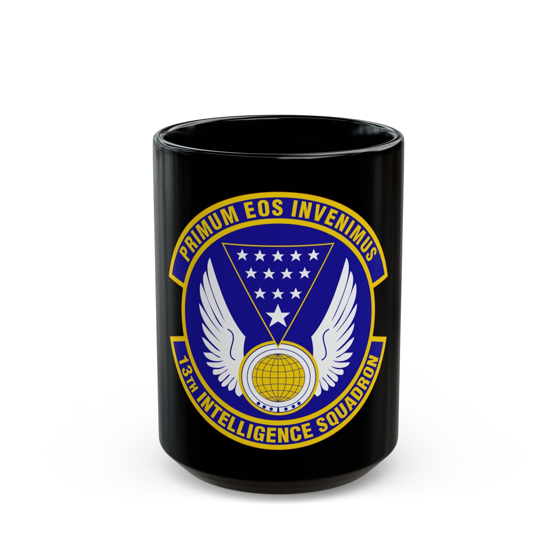 13 Intelligence Squadron ACC (U.S. Air Force) Black Coffee Mug-15oz-The Sticker Space