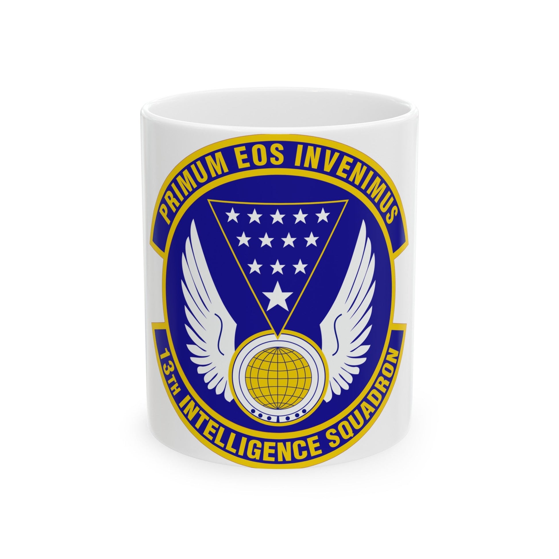 13 Intelligence Squadron ACC (U.S. Air Force) White Coffee Mug-11oz-The Sticker Space