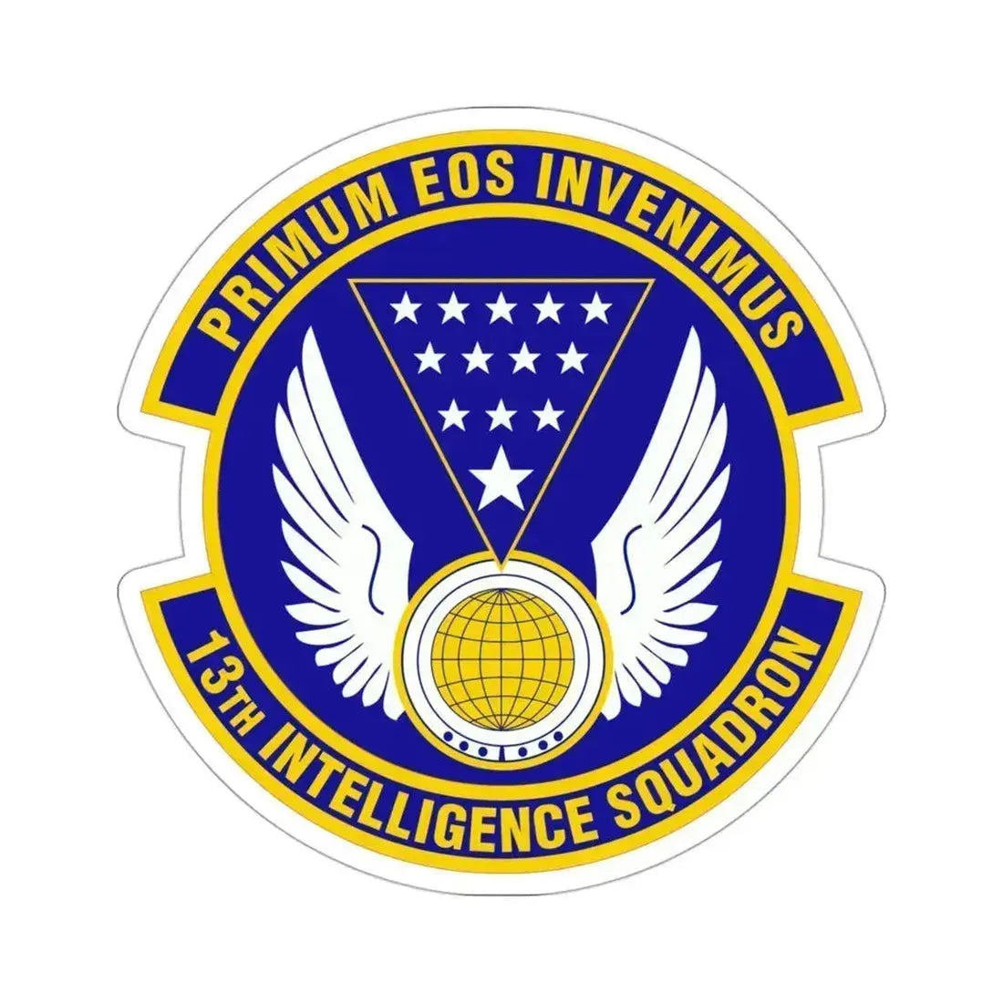 13 Intelligence Squadron ACC (U.S. Air Force) STICKER Vinyl Die-Cut Decal 3 Inch - The Sticker Space