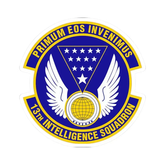 13 Intelligence Squadron ACC (U.S. Air Force) STICKER Vinyl Kiss-Cut Decal 2 Inch White - The Sticker Space