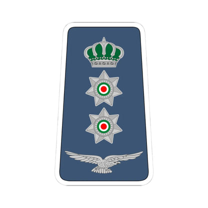 13. JAF COL (Jordan) (Military Rank) STICKER Vinyl Kiss-Cut Decal 4 Inch White - The Sticker Space