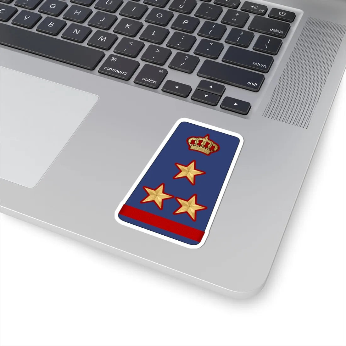 13. KAF BG (Kuwait) (Military Rank) STICKER Vinyl Kiss-Cut Decal - The Sticker Space