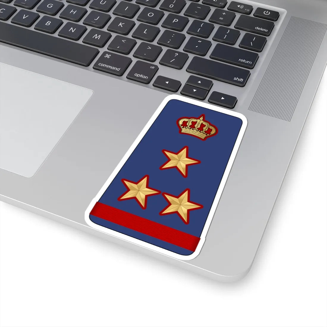 13. KAF BG (Kuwait) (Military Rank) STICKER Vinyl Kiss-Cut Decal - The Sticker Space