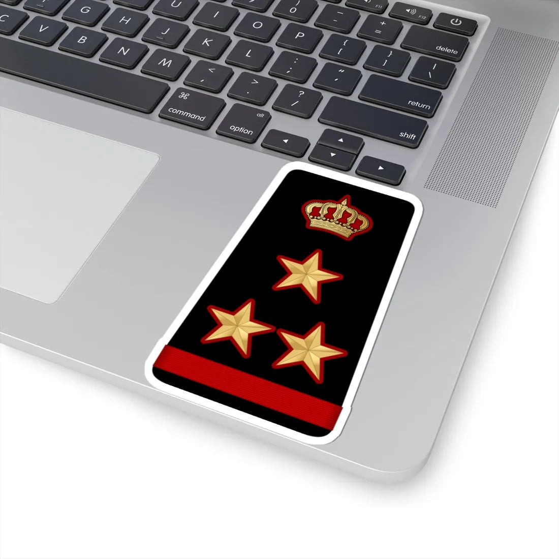 13. KNF BG (Kuwait) (Military Rank) STICKER Vinyl Kiss-Cut Decal - The Sticker Space