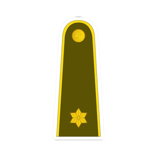 13 Lithuania Army 2LT (Lithuania) (Military Rank) STICKER Vinyl Kiss-Cut Decal 2 Inch White - The Sticker Space