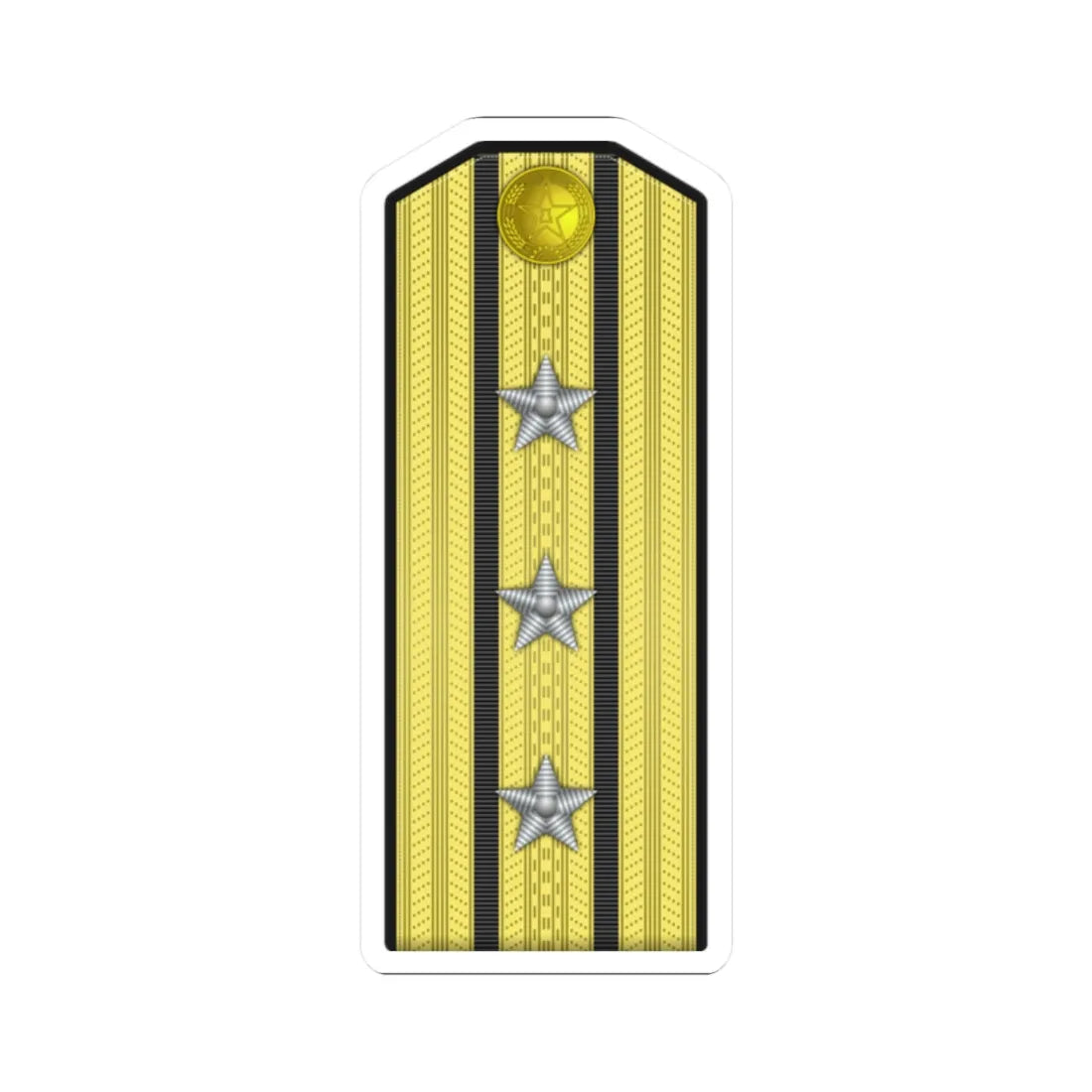 13 PLA Navy Hǎijūn shàngxiào Type 55 (China) (Military Rank) STICKER Vinyl Kiss-Cut Decal 2 Inch White - The Sticker Space