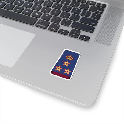 13. QEAF BG (Qatar) (Military Rank) STICKER Vinyl Kiss-Cut Decal - The Sticker Space