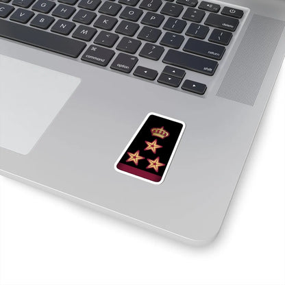 13. QENF BG (Qatar) (Military Rank) STICKER Vinyl Kiss-Cut Decal - The Sticker Space