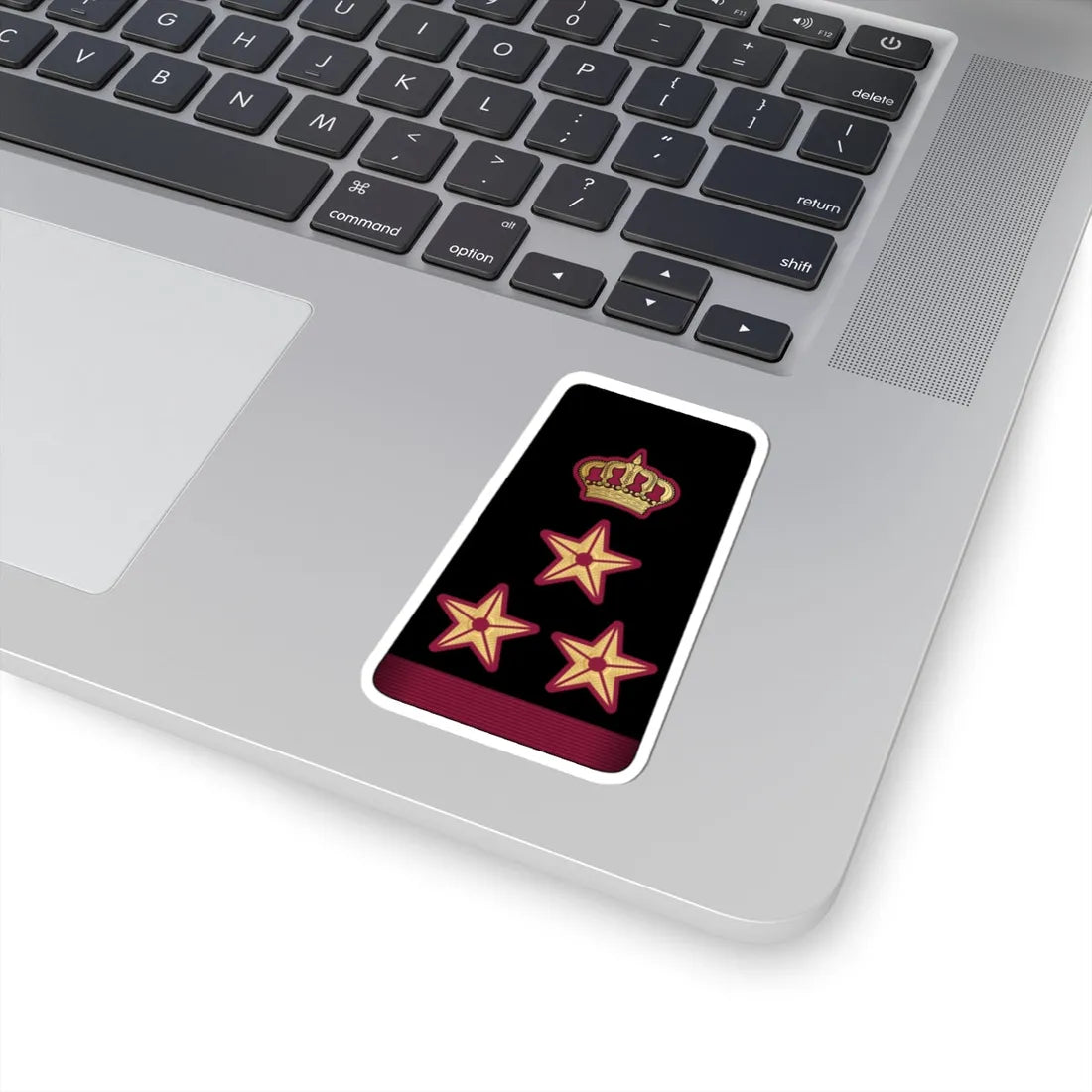 13. QENF BG (Qatar) (Military Rank) STICKER Vinyl Kiss-Cut Decal - The Sticker Space
