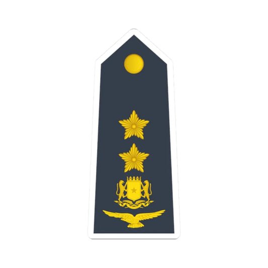 13 Somali Air Force COL (Mali) (Military Rank) STICKER Vinyl Kiss-Cut Decal 2 Inch White - The Sticker Space