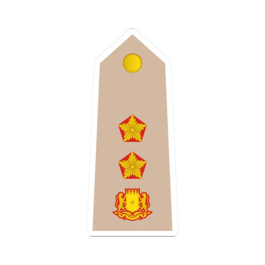 13 Somali Army COL (Mali) (Military Rank) STICKER Vinyl Kiss-Cut Decal 2 Inch White - The Sticker Space