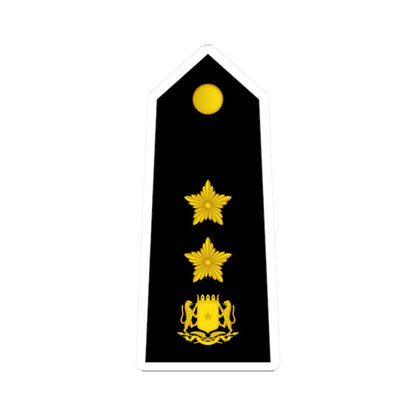13 Somali Navy COL (Mali) (Military Rank) STICKER Vinyl Kiss-Cut Decal 2 Inch White - The Sticker Space