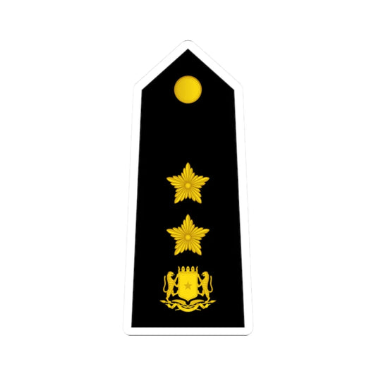 13 Somali Navy COL (Mali) (Military Rank) STICKER Vinyl Kiss-Cut Decal 2 Inch White - The Sticker Space