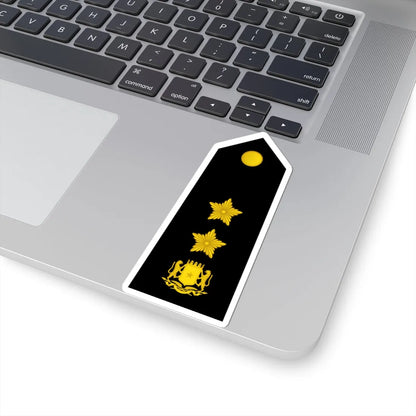 13 Somali Navy COL (Mali) (Military Rank) STICKER Vinyl Kiss-Cut Decal - The Sticker Space