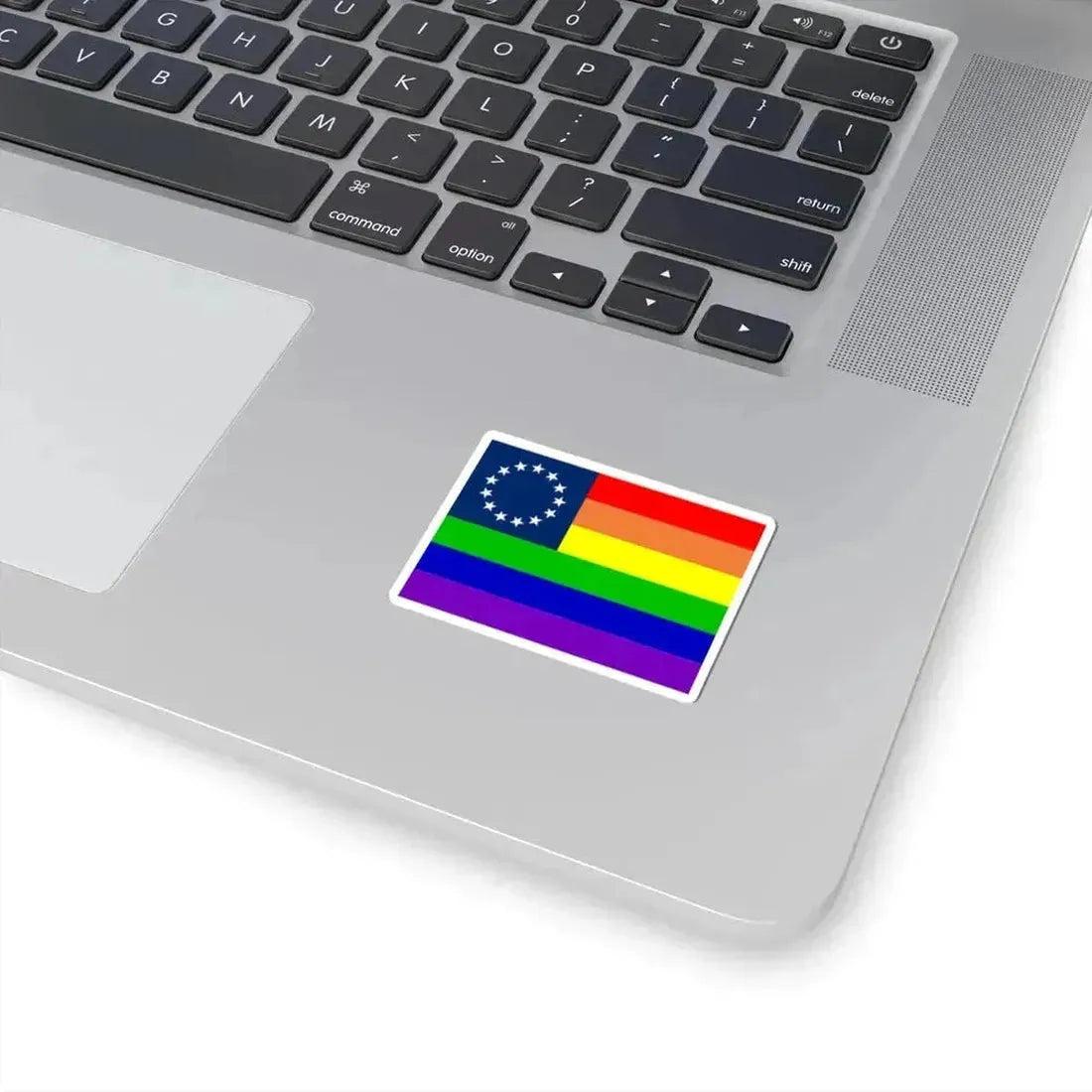 13-Star LGBT Rainbow Flag (United States) STICKER Vinyl Kiss-Cut Decal - The Sticker Space