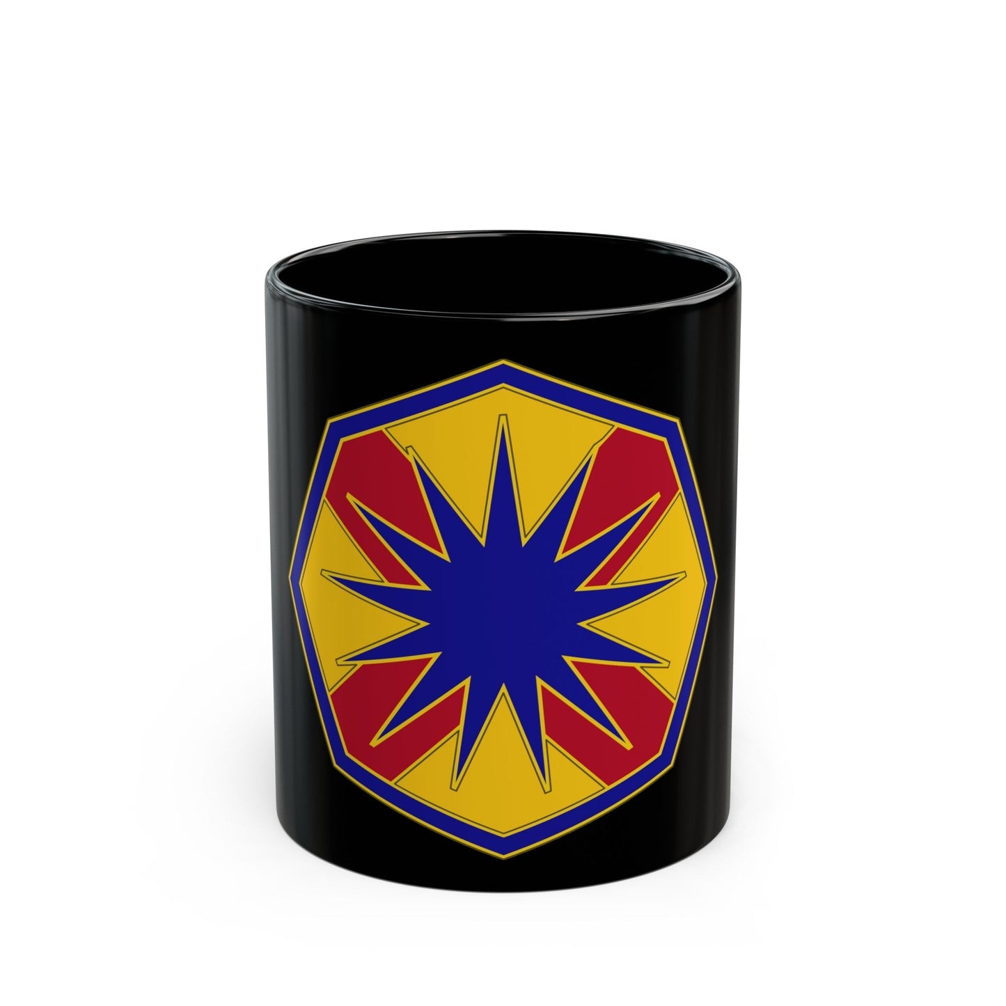 13 Sustainment Command (U.S. Army) Black Coffee Mug-11oz-The Sticker Space