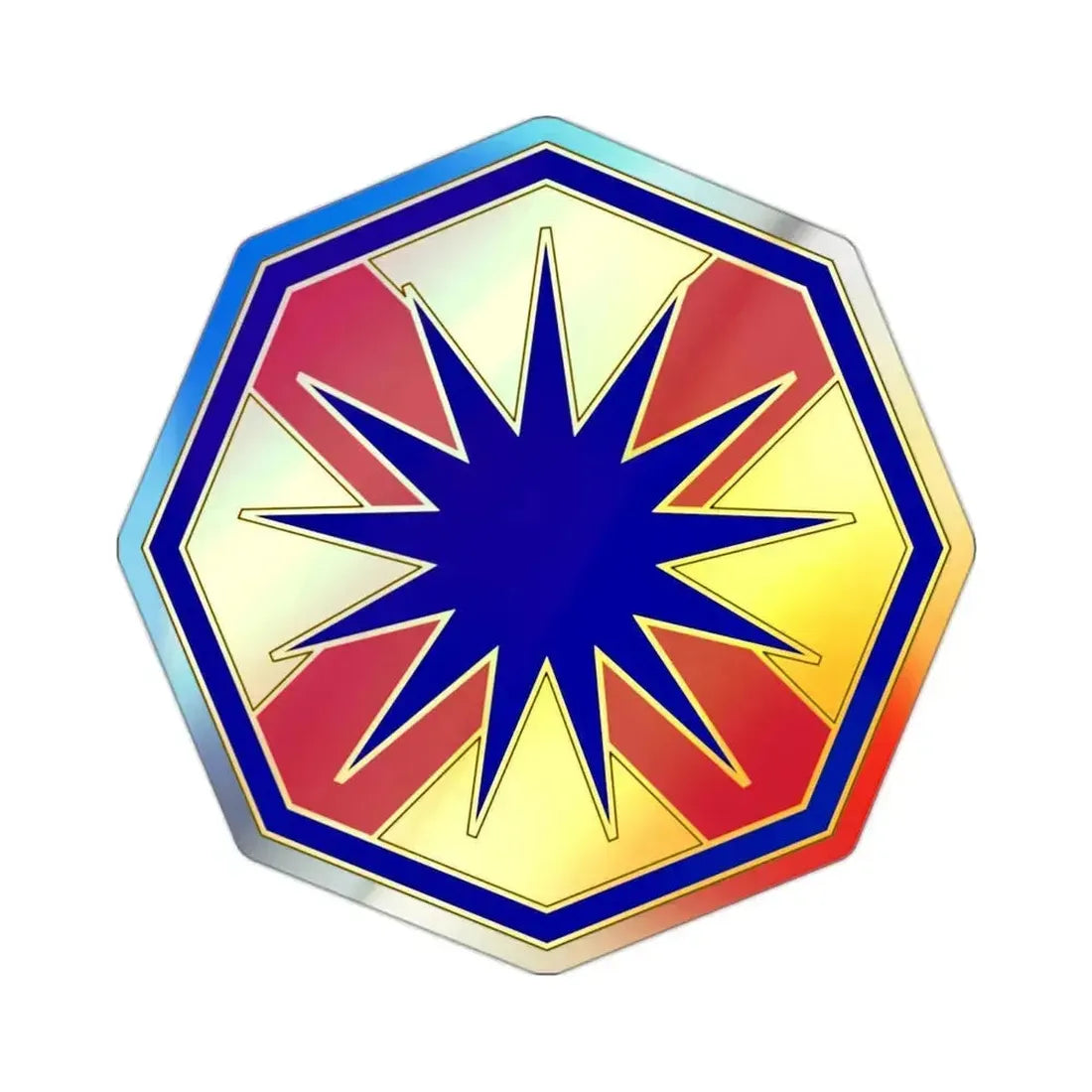 13 Sustainment Command (U.S. Army) Holographic STICKER Die-Cut Vinyl Decal 2 Inch Holographic - The Sticker Space