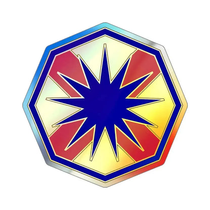 13 Sustainment Command (U.S. Army) Holographic STICKER Die-Cut Vinyl Decal - The Sticker Space