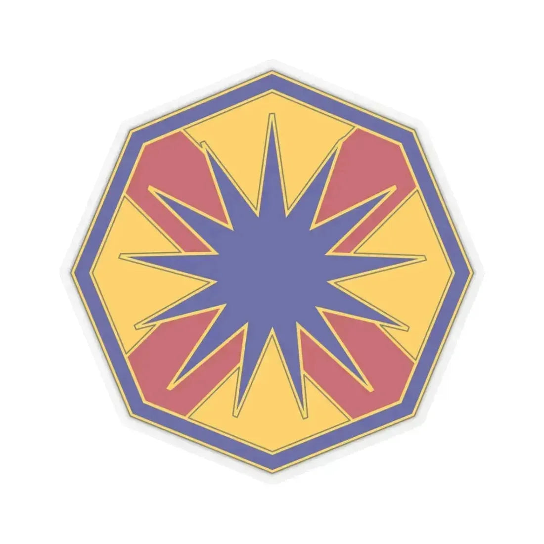 13 Sustainment Command (U.S. Army) STICKER Vinyl Kiss-Cut Decal 3 Inch Transparent - The Sticker Space