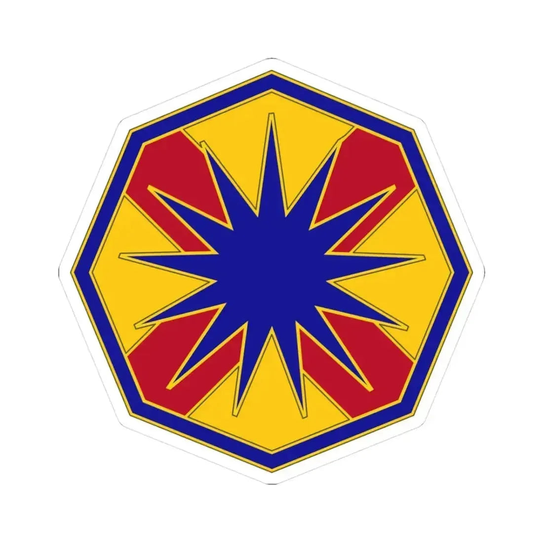 13 Sustainment Command (U.S. Army) STICKER Vinyl Kiss-Cut Decal 3 Inch White - The Sticker Space