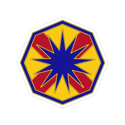 13 Sustainment Command (U.S. Army) Transparent STICKER Die-Cut Vinyl Decal 2 Inch - The Sticker Space