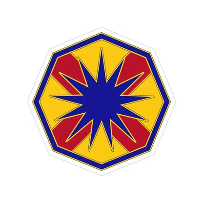 13 Sustainment Command (U.S. Army) Transparent STICKER Die-Cut Vinyl Decal 3 Inch - The Sticker Space