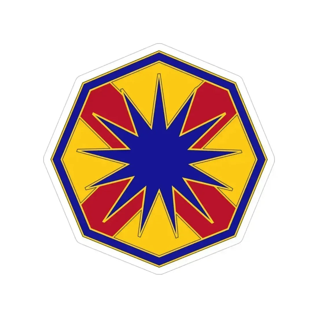 13 Sustainment Command (U.S. Army) Transparent STICKER Die-Cut Vinyl Decal 4 Inch - The Sticker Space