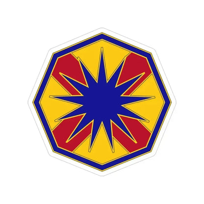 13 Sustainment Command (U.S. Army) Transparent STICKER Die-Cut Vinyl Decal 4 Inch - The Sticker Space