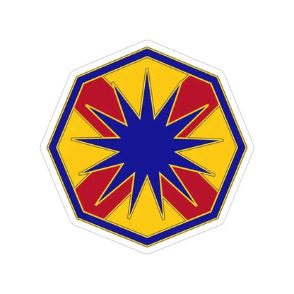 13 Sustainment Command (U.S. Army) Transparent STICKER Die-Cut Vinyl Decal 6 Inch - The Sticker Space