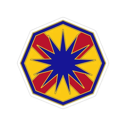 13 Sustainment Command (U.S. Army) Transparent STICKER Die-Cut Vinyl Decal - The Sticker Space