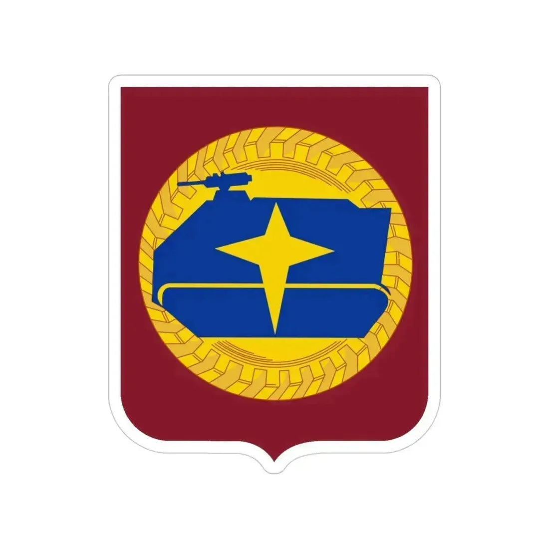 13 Transportation Battalion 2 (U.S. Army) Transparent STICKER Die-Cut Vinyl Decal 4 Inch - The Sticker Space