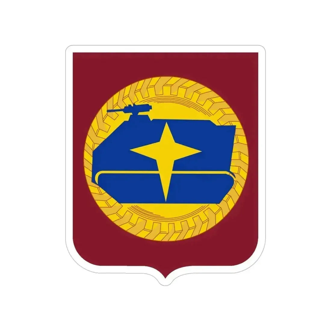 13 Transportation Battalion 2 (U.S. Army) Transparent STICKER Die-Cut Vinyl Decal - The Sticker Space
