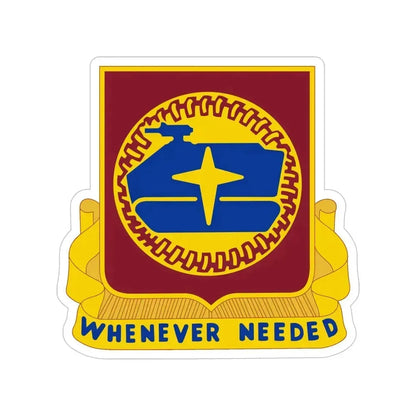 13 Transportation Battalion (U.S. Army) Transparent STICKER Die-Cut Vinyl Decal 5 Inch - The Sticker Space