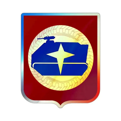 13 Transportation Battalion v2 (U.S. Army) Holographic STICKER Die-Cut Vinyl Decal 2 Inch Holographic - The Sticker Space