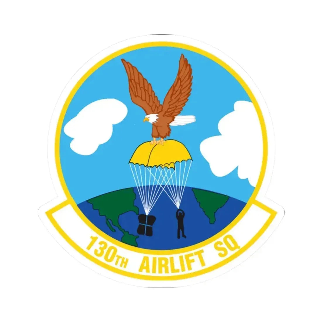 130 Airlift Squadron (U.S. Air Force) STICKER Vinyl Kiss-Cut Decal - The Sticker Space