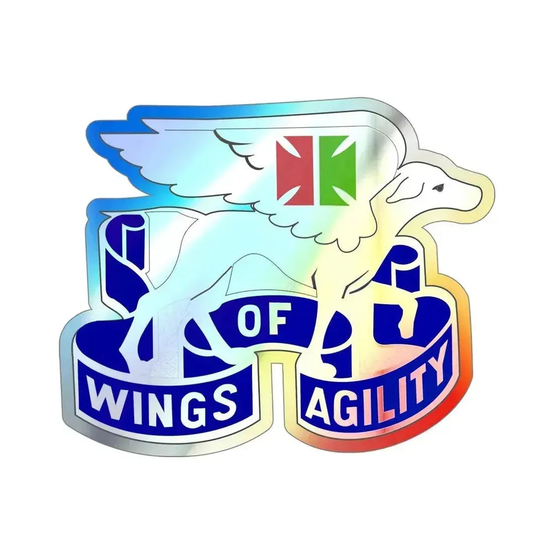 130 Aviation Battalion (U.S. Army) Holographic STICKER Die-Cut Vinyl Decal 5 Inch Holographic - The Sticker Space
