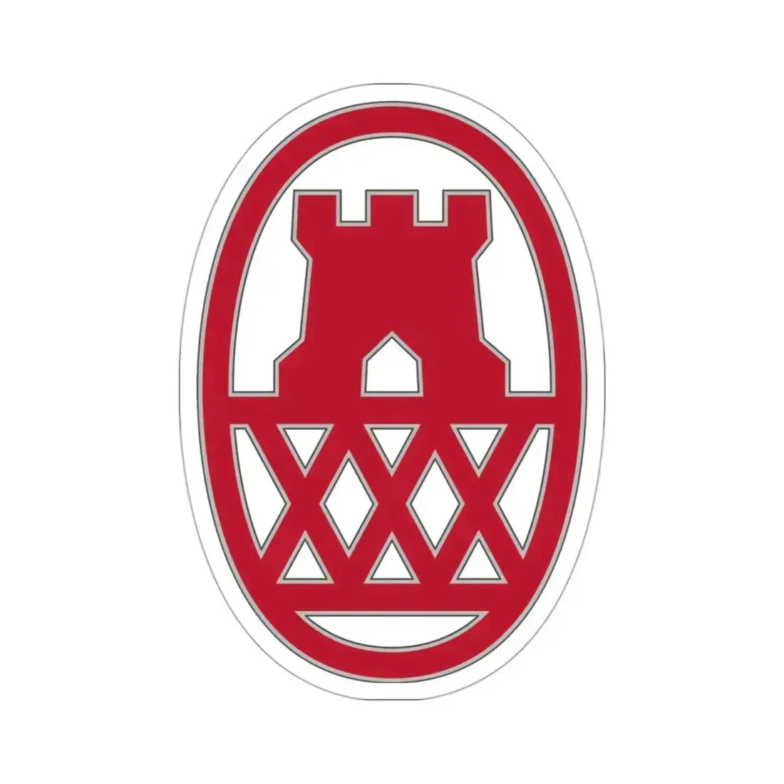 130 Maneuver Enhancement Brigade (U.S. Army) STICKER Vinyl Die-Cut Decal 3 Inch - The Sticker Space