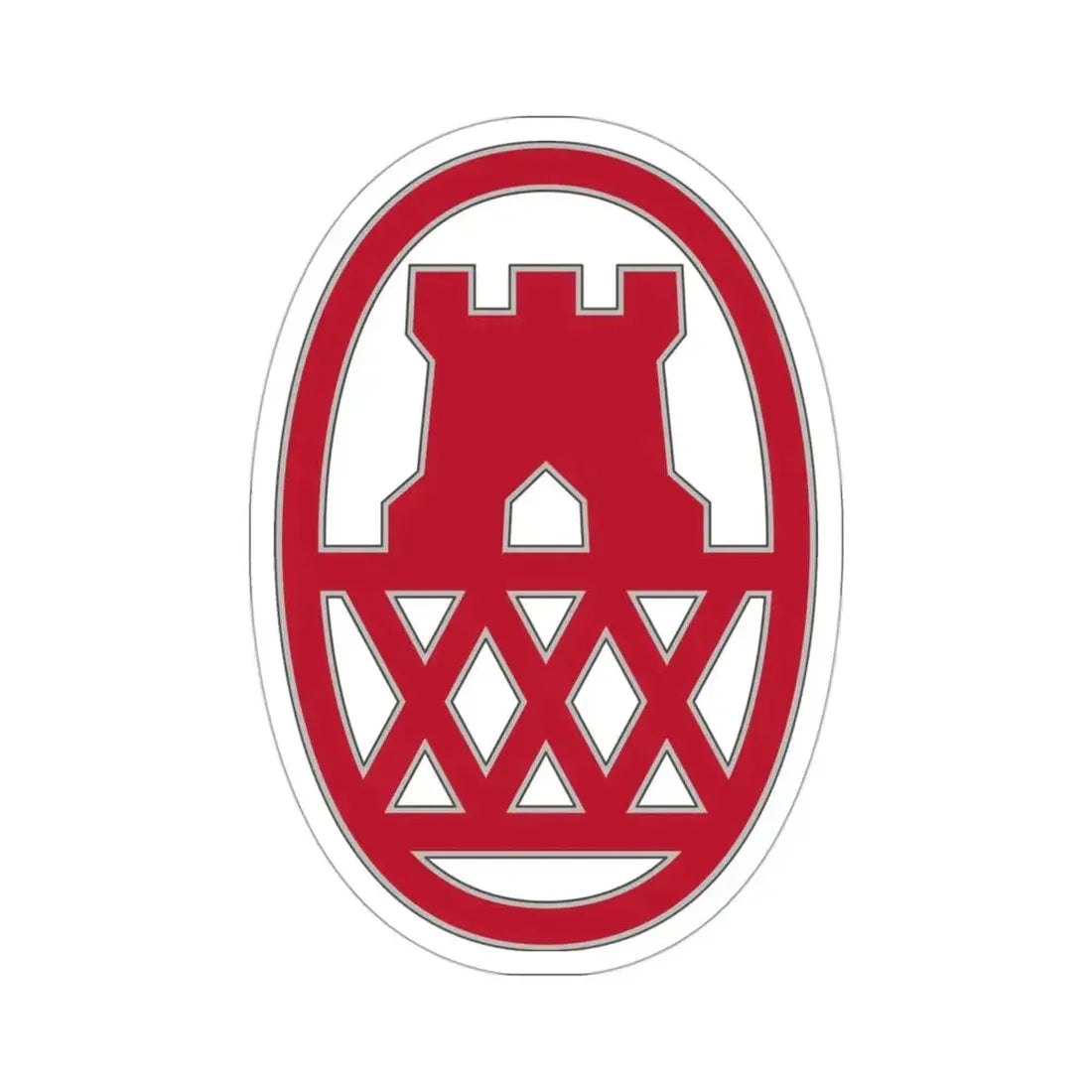 130 Maneuver Enhancement Brigade (U.S. Army) STICKER Vinyl Die-Cut Decal 3 Inch - The Sticker Space