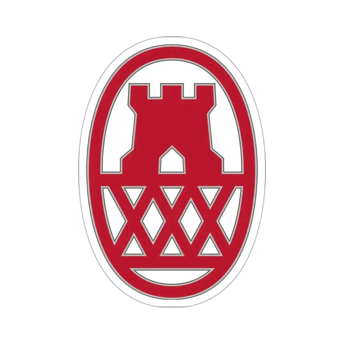 130 Maneuver Enhancement Brigade (U.S. Army) STICKER Vinyl Die-Cut Decal - The Sticker Space