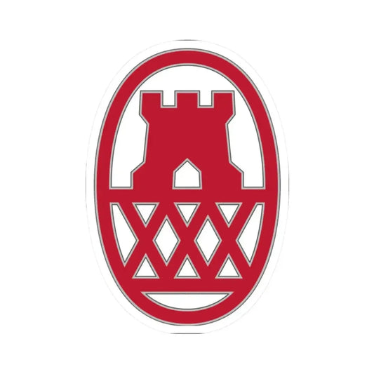 130 Maneuver Enhancement Brigade (U.S. Army) STICKER Vinyl Kiss-Cut Decal 2 Inch White - The Sticker Space